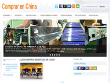 Tablet Screenshot of comprarenchina.biz